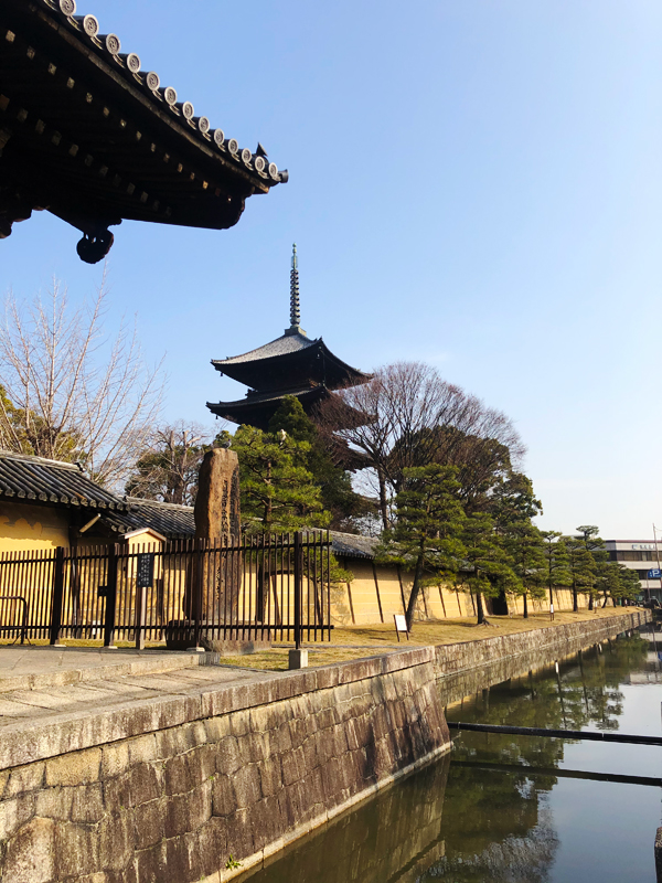 1月 京都の五重塔