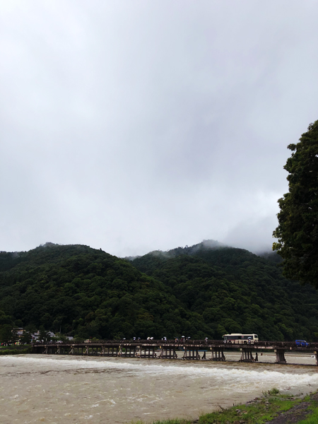 7月 雨の嵐山
